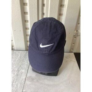 ~Toddler Nike Swoosh Navy Blue Cap Adjustable Hat